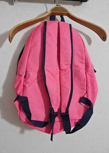 Pembe Fermuarlı Kadın Sırt Çantası - Görsel 7