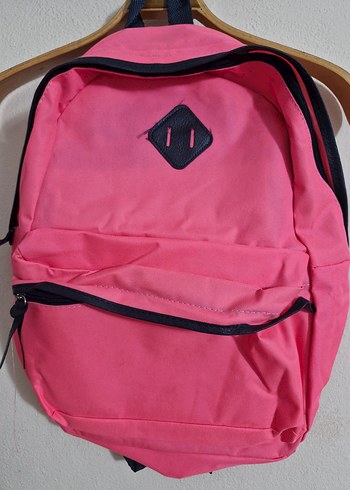 Pembe Fermuarlı Kadın Sırt Çantası - Görsel 5