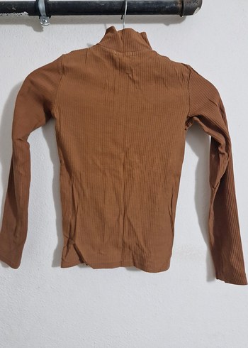 Kahverengi Kadın Boğazlı İnce Triko - Görsel 6