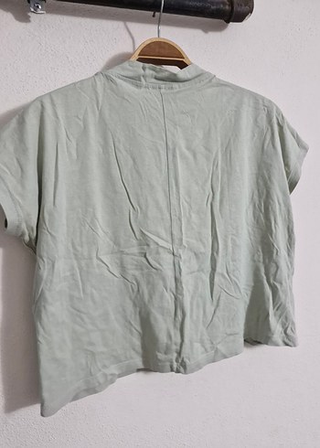 Kadın Yeşil  Kısa Kollu Tişört - Görsel 4