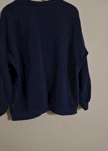 Kadın Lacivert Bisiklet Yaka Sweatshirt - Görsel 5