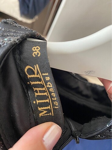 Siyak kuyruklu tesettür abiye - Görsel 5