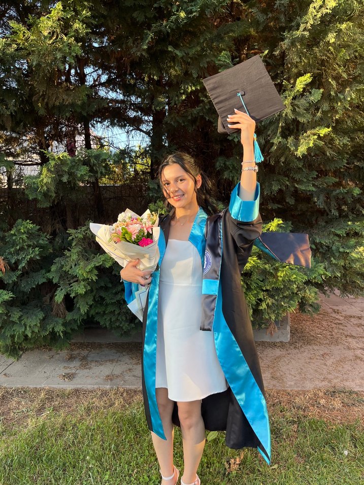 Beyaz Mini abiye mezuniyet elbisesi - Görsel 3