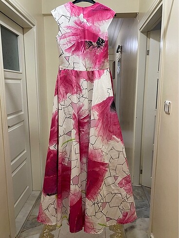 çiçekli elbise - Görsel 5