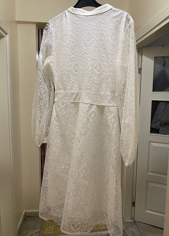 beyaz elbise - Görsel 3