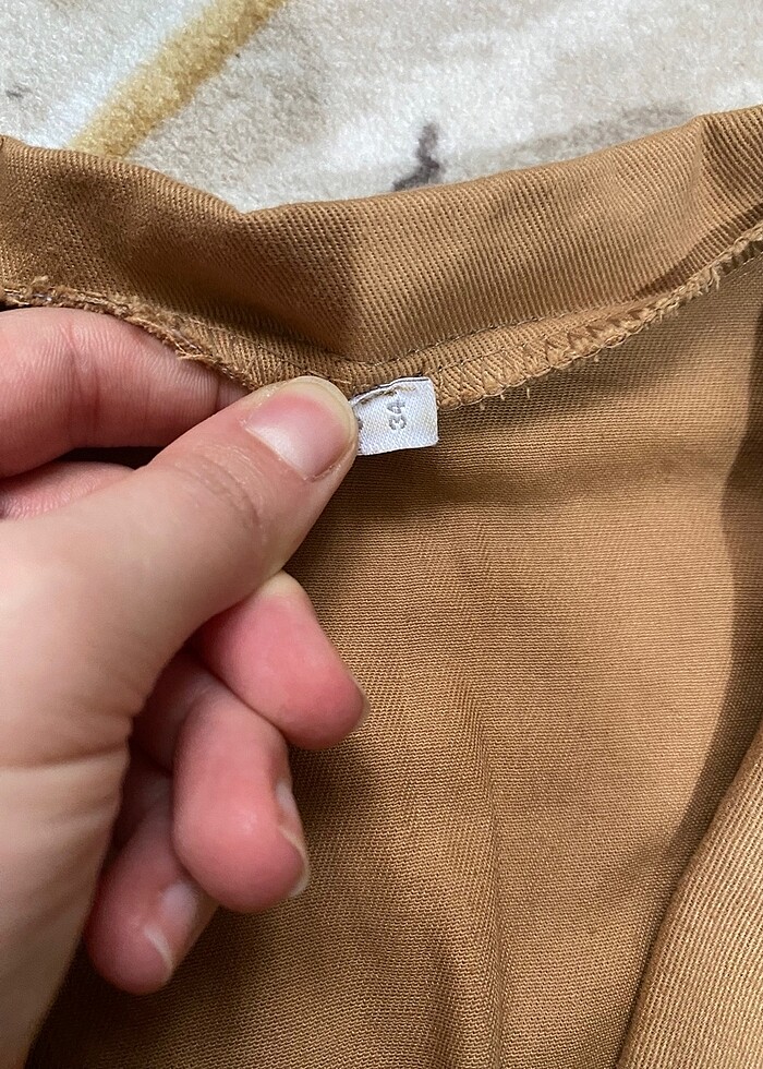 düğmeli kalem elbise - Görsel 4