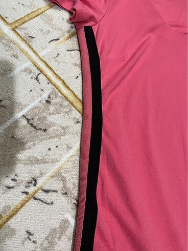 pembe triko elbise - Görsel 2