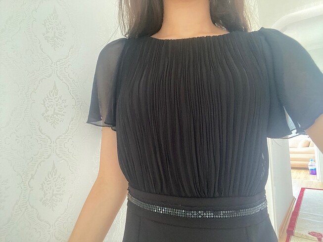 36 Beden Siyah kısa elbise