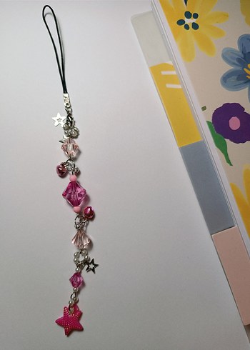 Pembe Konsept Telefon Charmı - Görsel 2