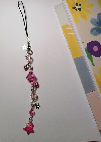 Pembe Konsept Telefon Charmı - Görsel 3