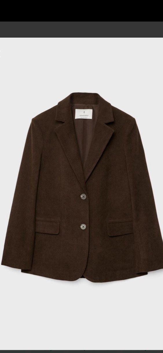 Kahverengi Süet Kadın Blazer Ceket - Görsel 2