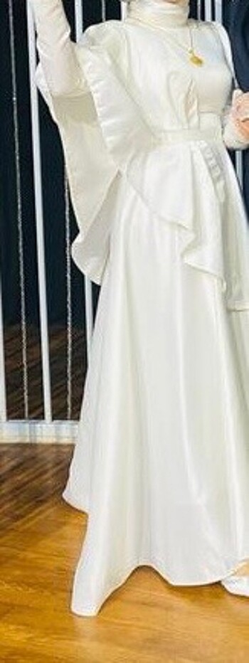 38 Beden Tesettür nikah elbisesi