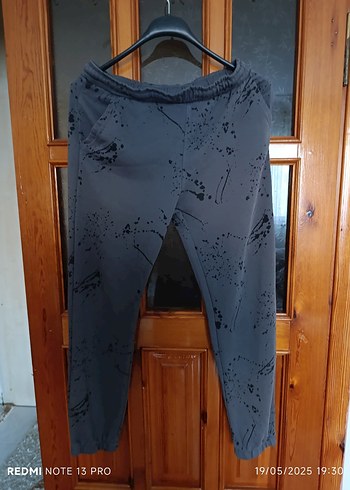 LC Waikiki Gri Bağcıklı Salaş Kumaş Spor Pantolon