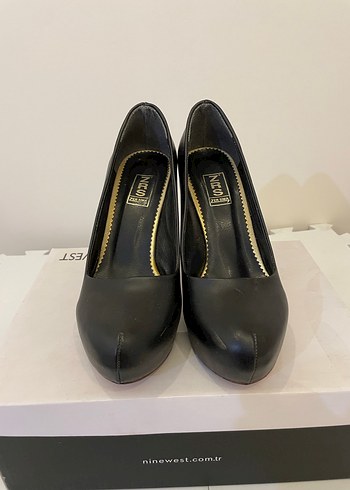 Klasik Siyah Stiletto Topuklu Kadın Ayakkabı - Görsel 2