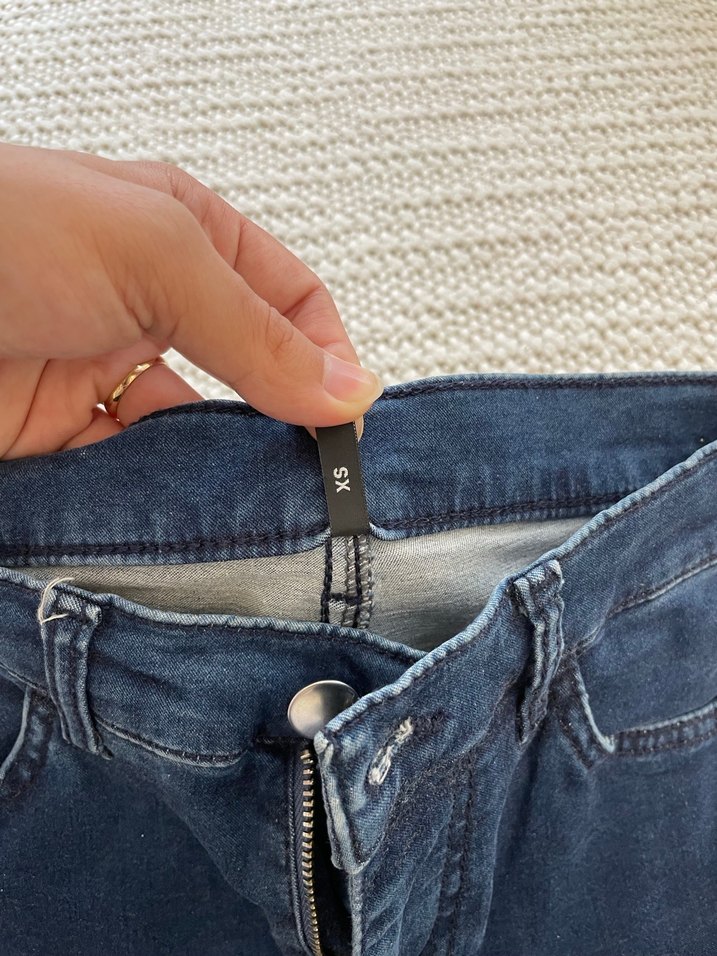 Calzedonia marka Kadın bilekte boru paça Jean - Görsel 4