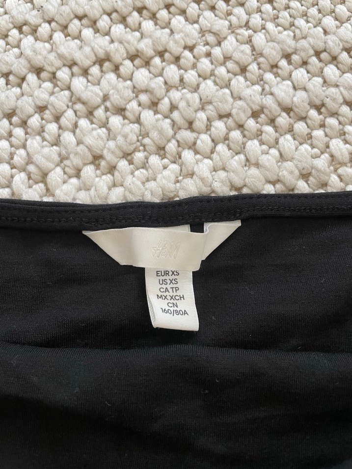 H&M marka Siyah Örme  bluz - Görsel 4