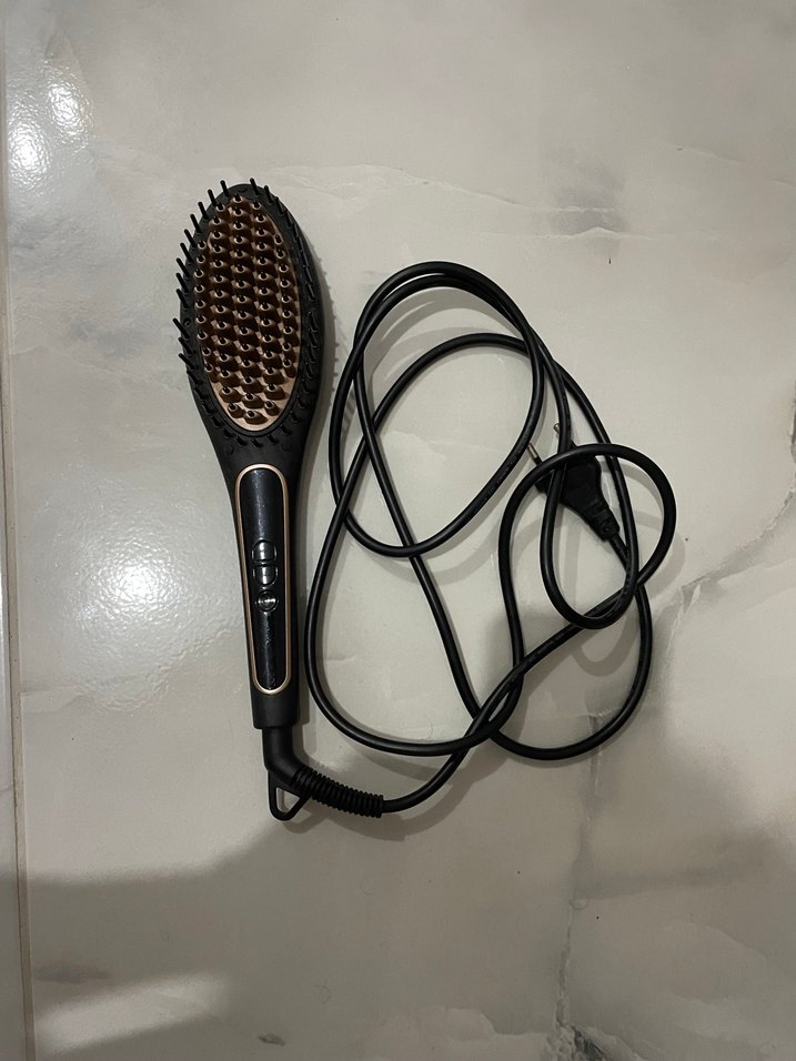 Arzum Siyah Saç Düzleştirici tarak - Görsel 2