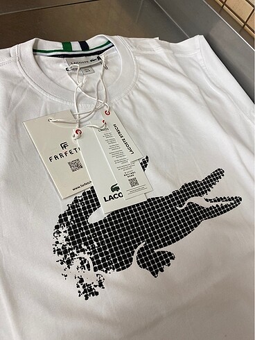 Lacoste baskılı premium tişört