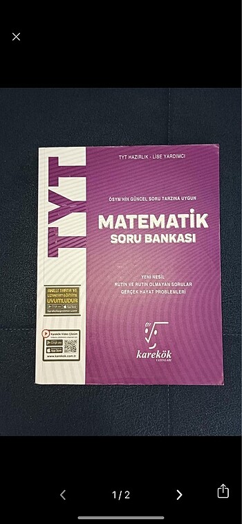 karekök yayınları tyt mate soru bankası