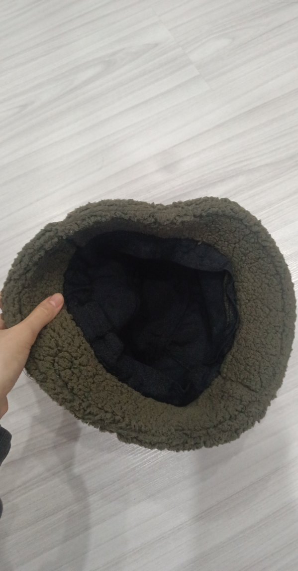 yeşil Kürklü Kadın Şapka - Görsel 2