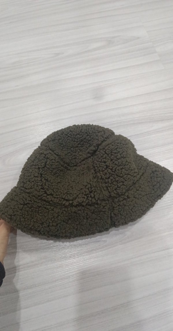 yeşil Kürklü Kadın Şapka - Görsel 3