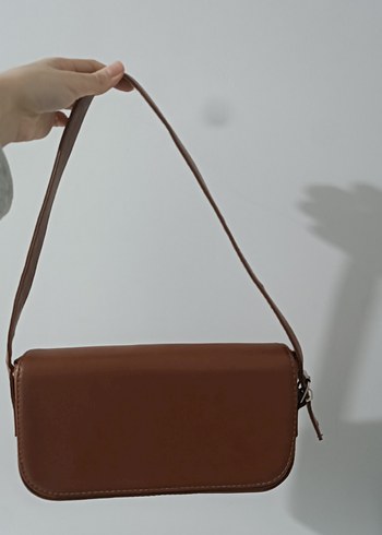 Bej Deri Kadın Çanta Tokalı - Görsel 2