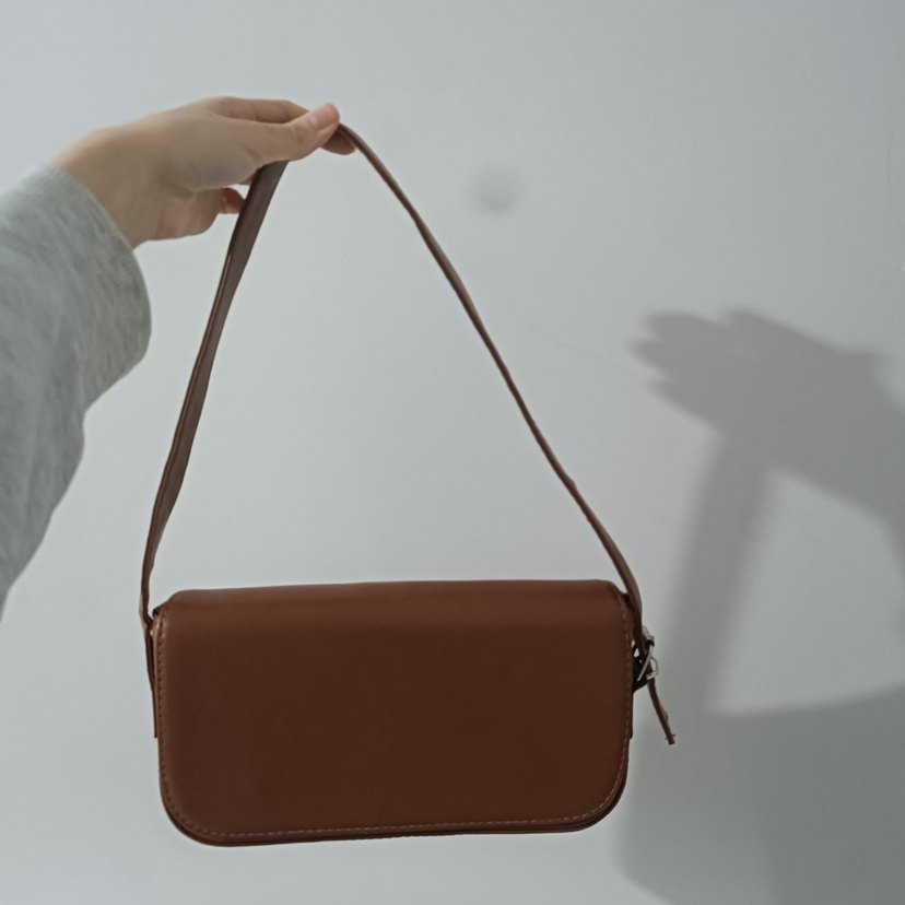 Bej Deri Kadın Çanta Tokalı - Görsel 2