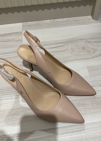 36 Beden ten rengi Renk Bej Stiletto Topuklu Klasik Kadın Ayakkabı