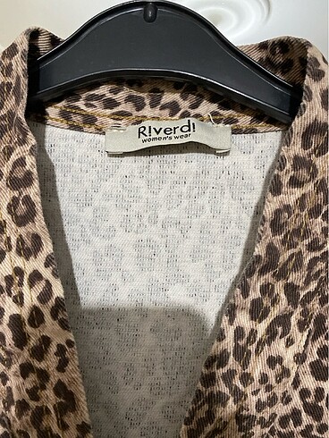 Zara Leopar triko hırka salaş model