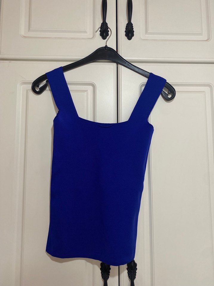 Kadın Lacivert Kolsuz Sade Atlet - Görsel 2