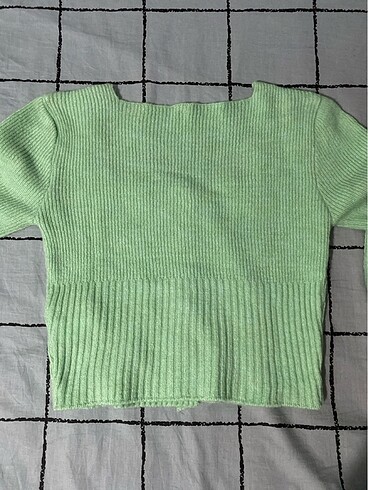 s Beden yeşil Renk crop hirka