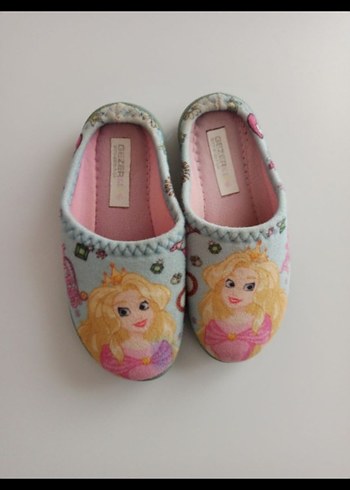 Kız Çocuk Nakışlı Pembe Sıcak Ev Terliği - Görsel 3