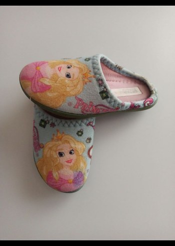 Kız Çocuk Nakışlı Pembe Sıcak Ev Terliği - Görsel 4