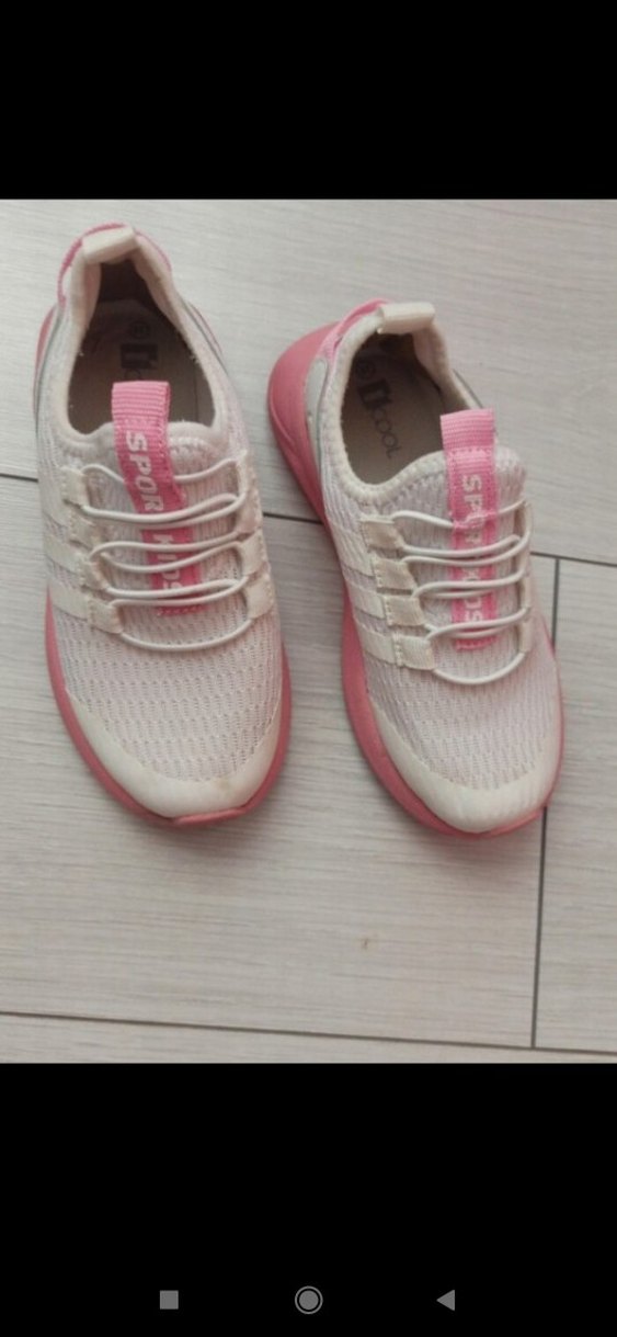 Pembe Bağcıklı Kiz çocuk Spor Ayakkabı - Görsel 2