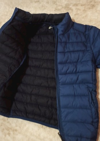 Erkek Çocuk Lacivert Sıcak Mont - Görsel 5