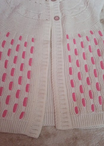 Kız Çocuk Triko Kolsuz Hırka - Görsel 3