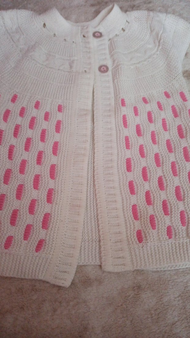 Kız Çocuk Triko Kolsuz Hırka - Görsel 3