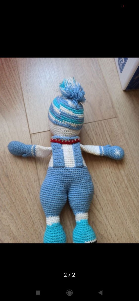 Renkli Örgü Karakter Peluş Oyuncak - Görsel 2