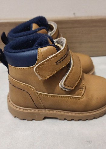 Kahverengi Erkek Çocuk Cırt Cırtlı Bot - Görsel 3