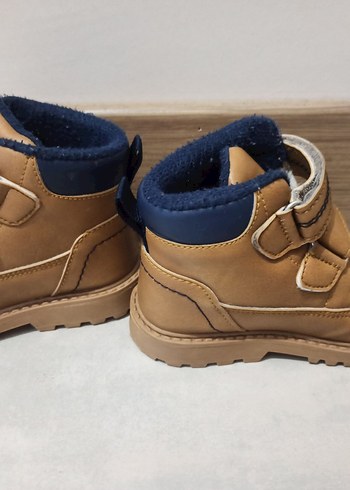 Kahverengi Erkek Çocuk Cırt Cırtlı Bot - Görsel 4