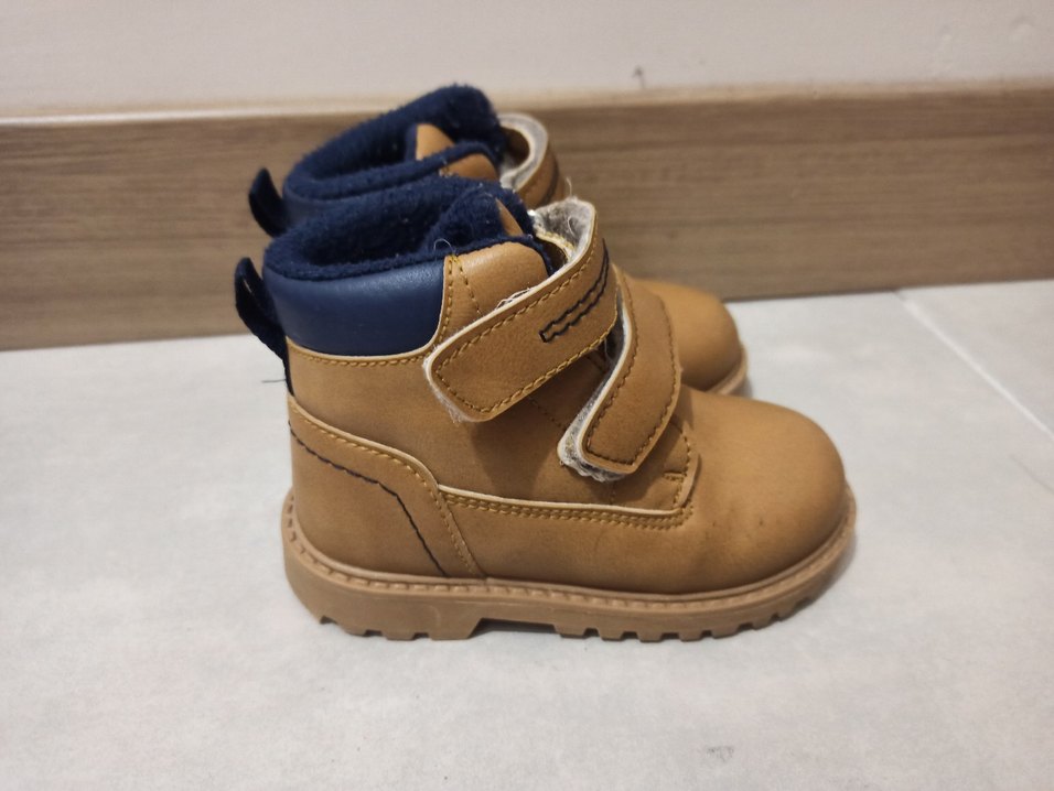 Kahverengi Erkek Çocuk Cırt Cırtlı Bot - Görsel 3