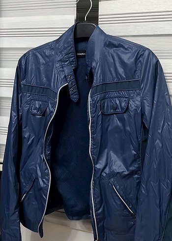 Lacivert Fermuarlı Erkek Ceket - Görsel 2