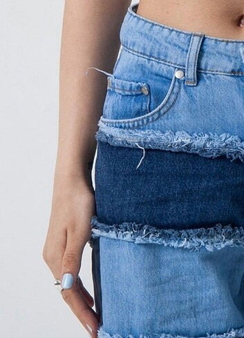 Bershka Çift renkli kot pantolon