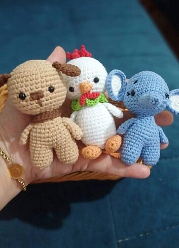 Amigurumi minik hayvan figürleri