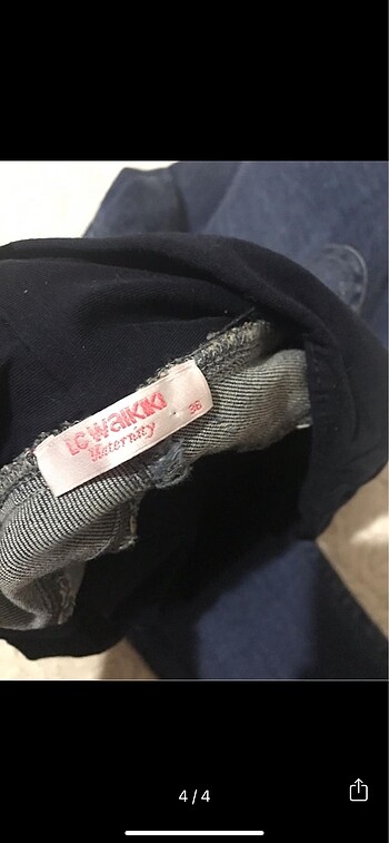 36 Beden lacivert Renk Hamile pantolonu