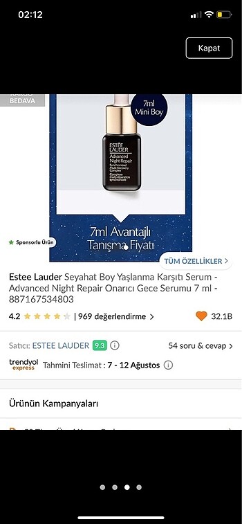 Estee serum