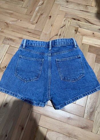 Trendyol & Milla Düğmeli Mavi Mini Denim Şort