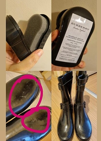 Burberry yağmur bot - Görsel 11