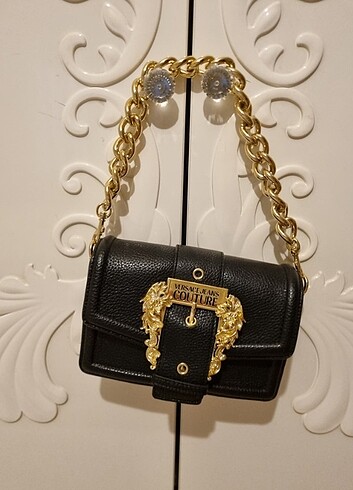 Versace counture çanta siyah - Görsel 6