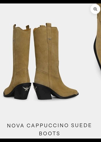 CAPPUCCINO Süet Kadın Botlar - Görsel 3